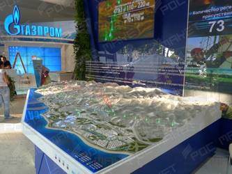 Макет территории схемы развития «сочинского энергоузла для обеспечения надежного электроснабжения олимпийских игр 2014г.»