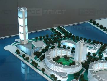 јрхитектурный макет жилого комплекса Ђёжный берегї